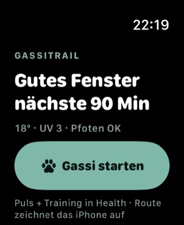 GassiTrail — Apple Watch