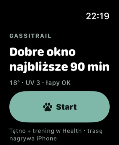 GassiTrail — Apple Watch